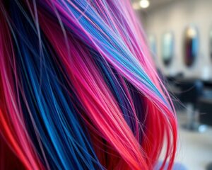 Kolorowe włosy od spodu – trendy, techniki i pielęgnacja w 2024 roku